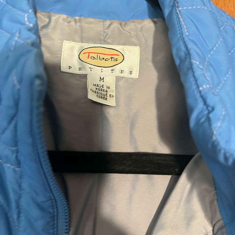 Talbots Light Blue Quilted Jacket - Picture 2 of 3